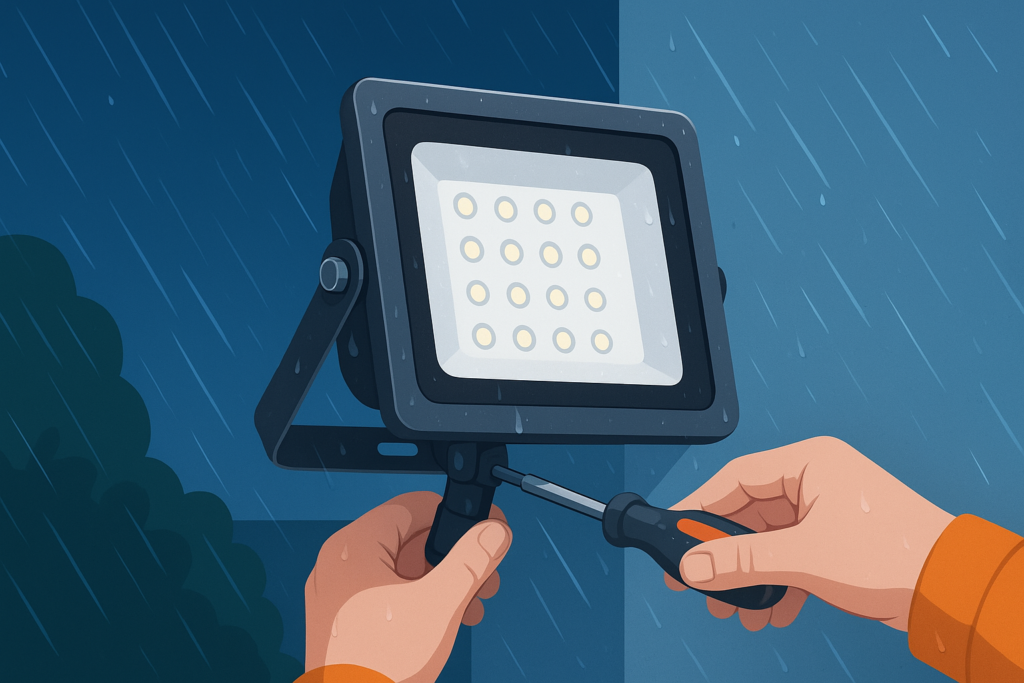 đèn led ngoài trời chống nước